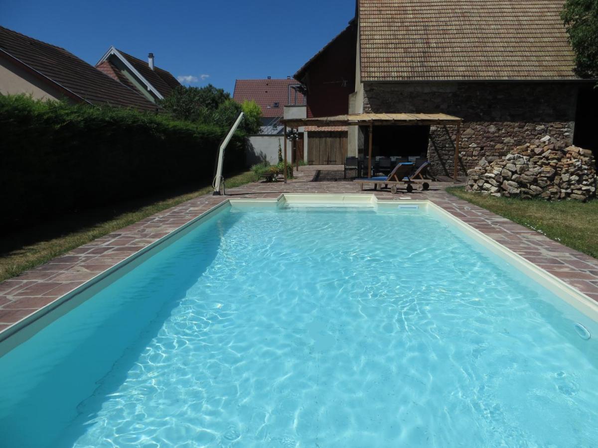 Le 128, Duplex Alsacien 10 Personnes, Piscine Apartment Horbourg Exterior foto