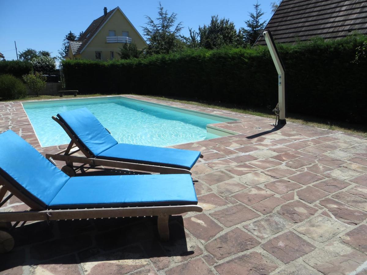 Le 128, Duplex Alsacien 10 Personnes, Piscine Apartment Horbourg Exterior foto