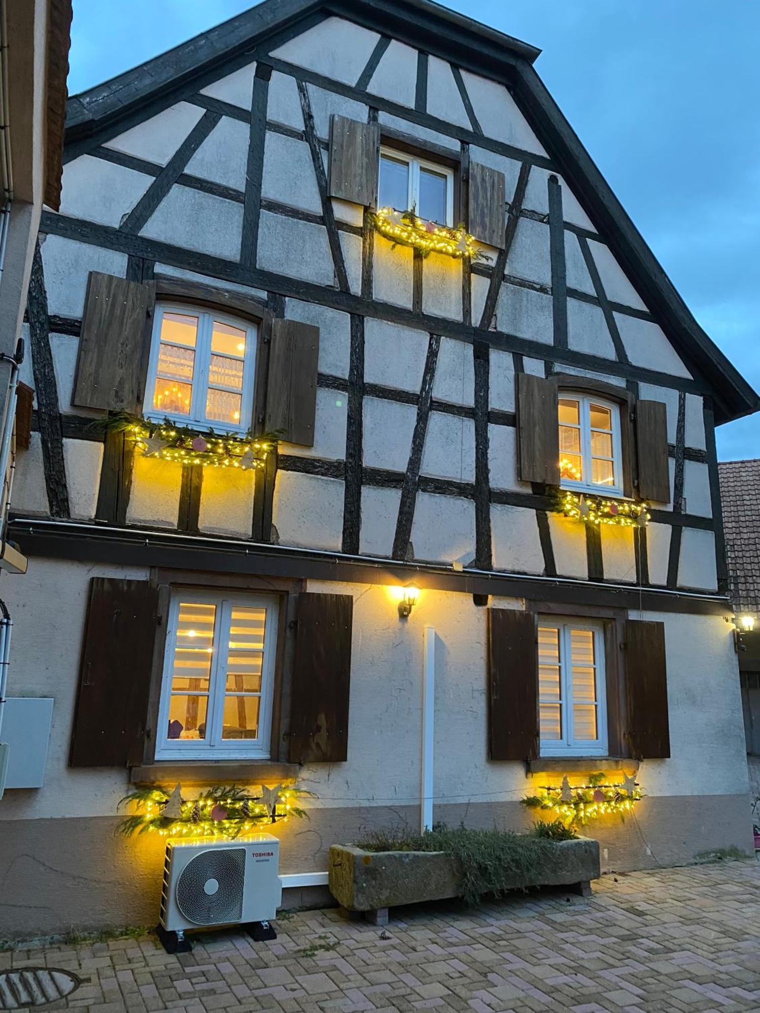 Le 128, Duplex Alsacien 10 Personnes, Piscine Apartment Horbourg Exterior foto